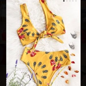 Zaful yellow bikini